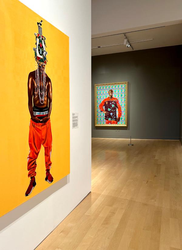 Works by Dr. Fahamu Pecou Kehinde Wiley at The Hunter
