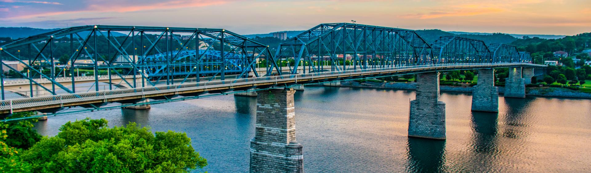 Walnut Street Bridge_Sunset
